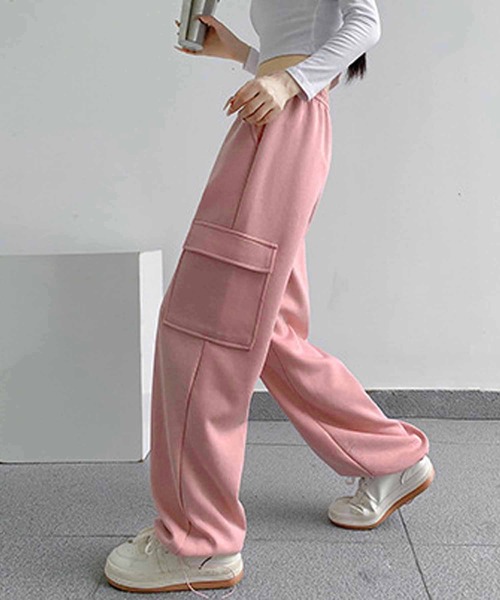 NANEA(ナネア)の「裾ドロストカーゴスウェットパンツ(スウェットパンツ・レディース・ピンク/グレー/ブラック/オートミール・LARGE/MEDIUM/SMALL/X-LARGE)」の19枚目の写真