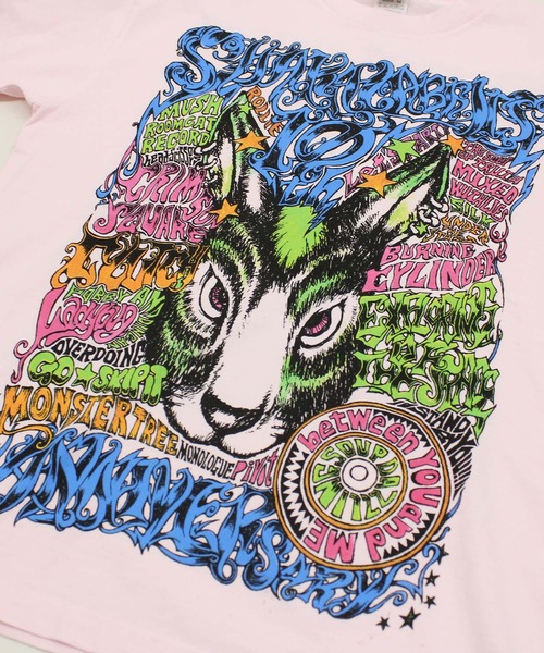 シャカラビッツ　Tシャツ シャカラビッツSHAKALABBITSバーニングシリンダーツアーロングT
