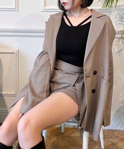 Heather(ヘザー)の「オフショルピタニット 978323(ニット/セーター・レディース・ブルー/ブラック/アイボリー・FREE)」の18枚目の写真