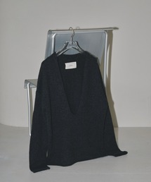 ✨美品✨TODAYFUL Uネックカシミアニット　カシミヤ100% ダークグレー TODAYFUL（トゥデイフル）の「Uネックカシミアニット（ニット