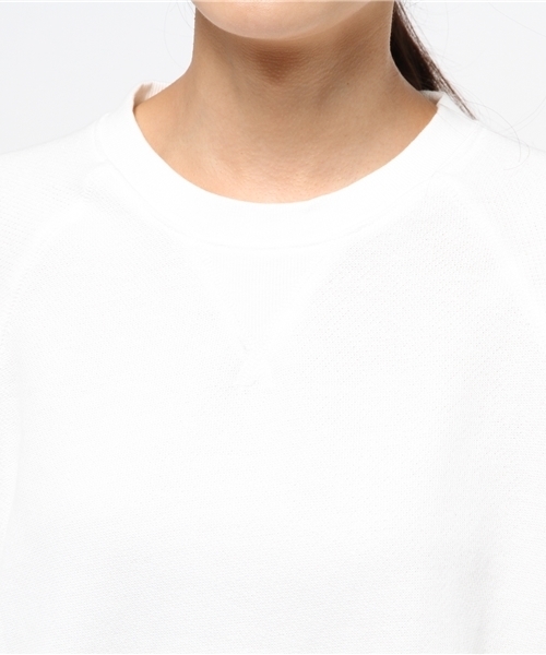 OUTLET（アウトレット）の「【Ciaopanic】裏毛ラグランプルオーバー（Tシャツ/カットソー・レディース・グレー/ホワイト・FREE）」の6枚目の写真