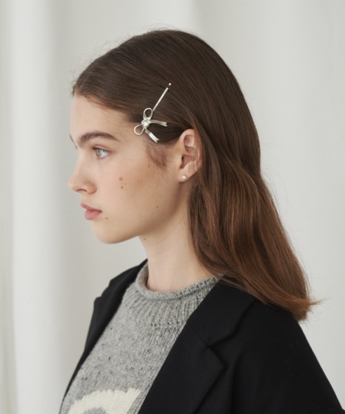 GIUNON(ジウノン)の「ribbon hair pin / リボンヘアピン(ヘアピン・レディース・シルバー/ゴールド・FREE)」の18枚目の写真