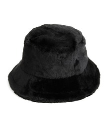 Re:EDIT | シンプルフェイクファーバケットハット(ハット)