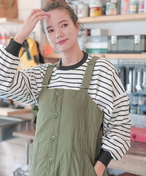 niko and（ニコアンド）の「起毛スムースドロストプルオーバー