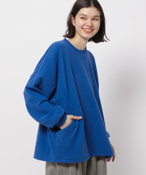 くすみブルー　レリアン　トップス くすみブルー レリアン トップス shirt・blouse – LIAN