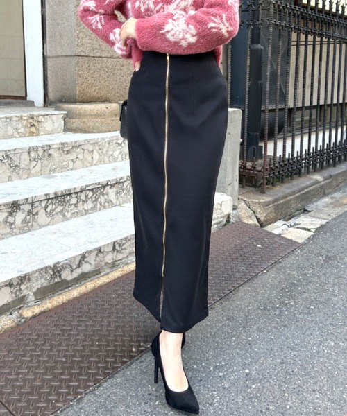 Julia Boutique（ジュリアブティック）の「フロントファスナーロング