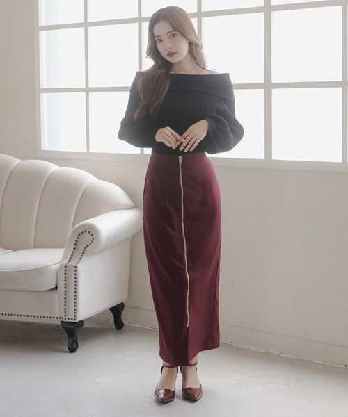 Julia Boutique（ジュリアブティック）の「フロントファスナーロング