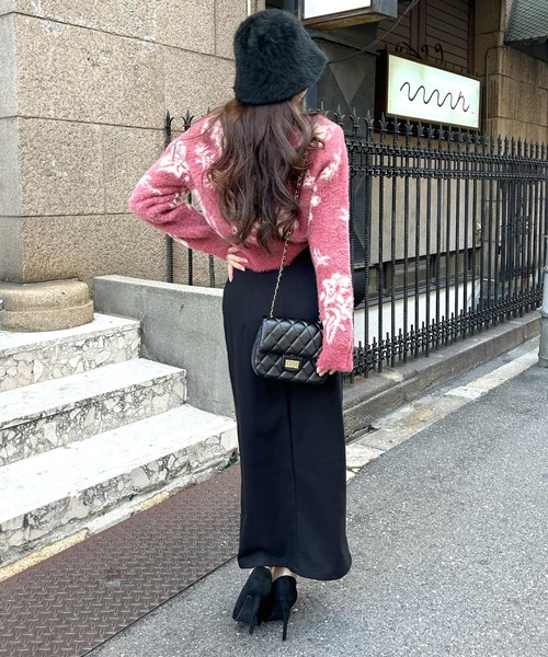  Rosette ジャケット&スカート Julia Boutique（ジュリアブティック）の「フロントファスナーロング