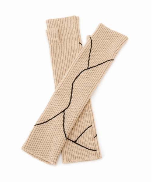 CONTROL FREAK / CTFK（コントロールフリーク）の「CONTROL FREAK(コントロールフリーク)ラインリブニットグローブ（アームカバー・レディース・ベージュ/グリーン/グレー/ブルー・FREE）」の13枚目の写真