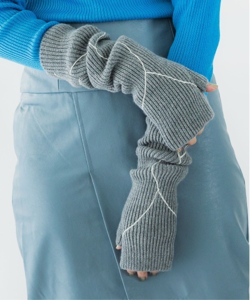 CONTROL FREAK / CTFK（コントロールフリーク）の「CONTROL FREAK(コントロールフリーク)ラインリブニットグローブ（アームカバー・レディース・ベージュ/グリーン/グレー/ブルー・FREE）」の20枚目の写真