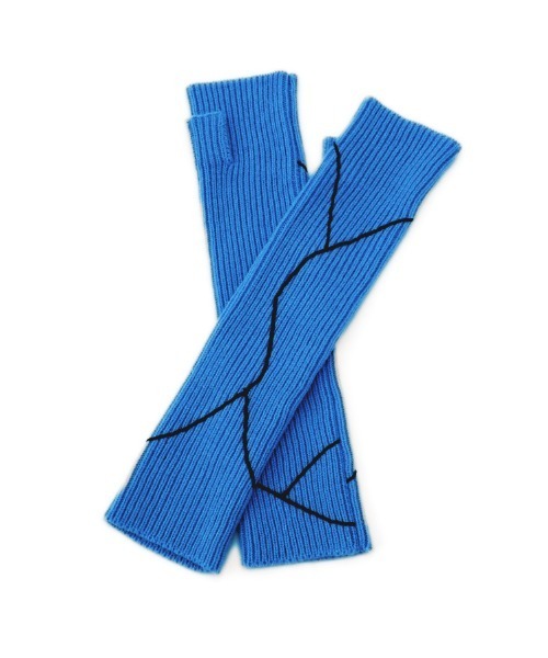 CONTROL FREAK / CTFK（コントロールフリーク）の「CONTROL FREAK(コントロールフリーク)ラインリブニットグローブ（アームカバー・レディース・ベージュ/グリーン/グレー/ブルー・FREE）」の5枚目の写真