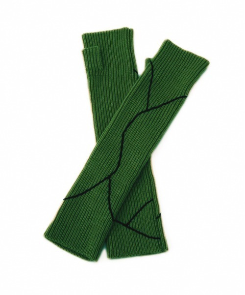 CONTROL FREAK / CTFK（コントロールフリーク）の「CONTROL FREAK(コントロールフリーク)ラインリブニットグローブ（アームカバー・レディース・ベージュ/グリーン/グレー/ブルー・FREE）」の6枚目の写真