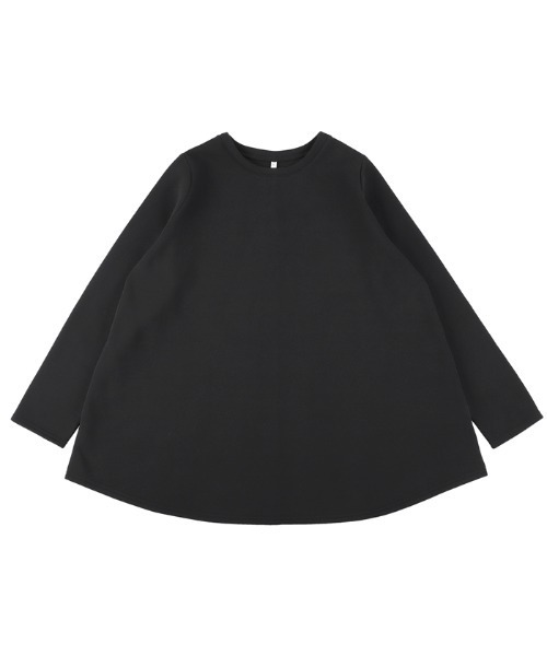 coca（coca）（コカ）の「裏起毛Aラインチュニック（チュニック・レディース・ブラック/ダークベージュ・M/L）」の11枚目の写真