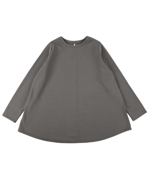 coca（coca）（コカ）の「裏起毛Aラインチュニック（チュニック・レディース・ブラック/ダークベージュ・M/L）」の12枚目の写真