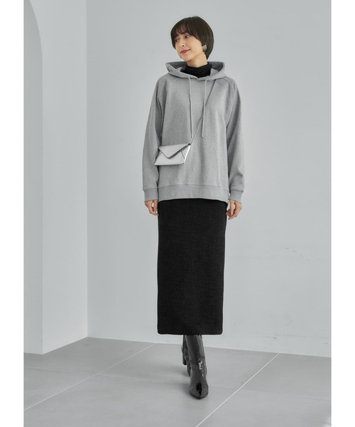 STYLE DELI(スタイルデリ)の「【Made in JAPAN】84cmコーデュロイペンシルスカート(スカート・レディース・ブラック/ホワイト系その他/ライトブラウン・M/S)」の14枚目の写真