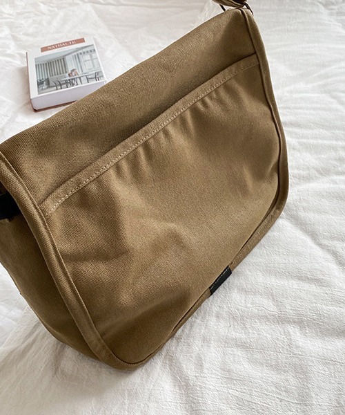 ニュースペーパーバッグ ショルダーバッグ ポストマン キャンバス生地