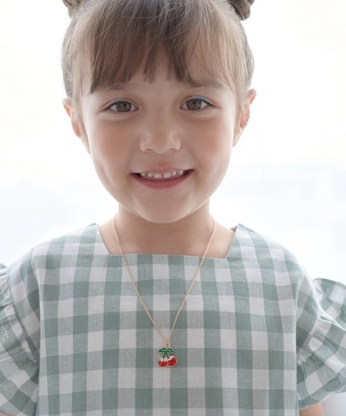 Lycee mine(リセマイン)の「フルーツアソートネックレス(その他小物・キッズ・チェリーレッド/レッド・フリー)」の1枚目の写真