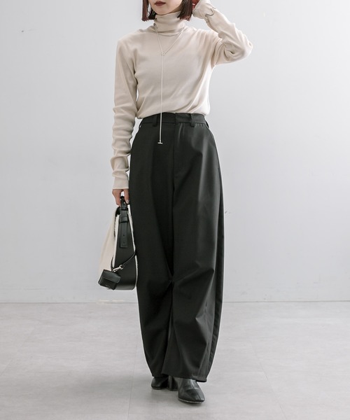 mystic(ミスティック)の「earthy_オーガニックコットンテレコタートル(Tシャツ/カットソー・レディース・イエロー/ピンク/ブラック/レッド/オフホワイト/ホワイト・FREE)」の11枚目の写真