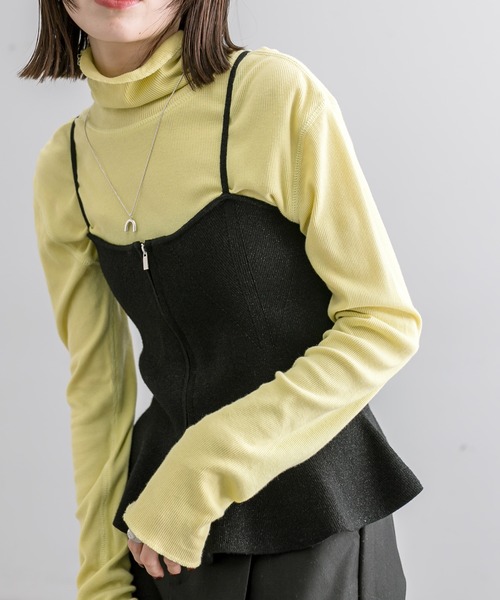 mystic(ミスティック)の「earthy_オーガニックコットンテレコタートル(Tシャツ/カットソー・レディース・イエロー/ピンク/ブラック/レッド/オフホワイト/ホワイト・FREE)」の16枚目の写真