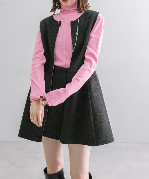 mystic(ミスティック)の「earthy_オーガニックコットンテレコタートル(Tシャツ/カットソー・レディース・イエロー/ピンク/ブラック/レッド/オフホワイト/ホワイト・FREE)」の21枚目の写真