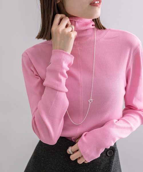 mystic(ミスティック)の「earthy_オーガニックコットンテレコタートル(Tシャツ/カットソー・レディース・イエロー/ピンク/ブラック/レッド/オフホワイト/ホワイト・FREE)」の19枚目の写真