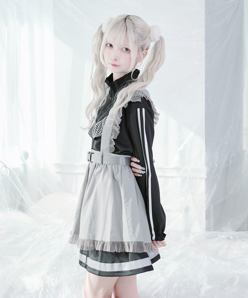 Pal elfy（パルエルフィー）の「フリルメッシュエプロン