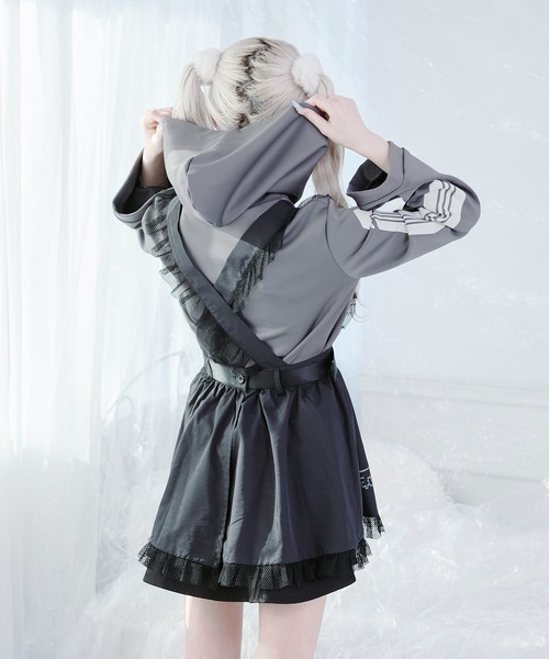 Pal elfy パルエルフィー ショルダーレースフリルワンピース Amazon.co.jp: Pal elfy パルエルフィー レースリボンワンピース