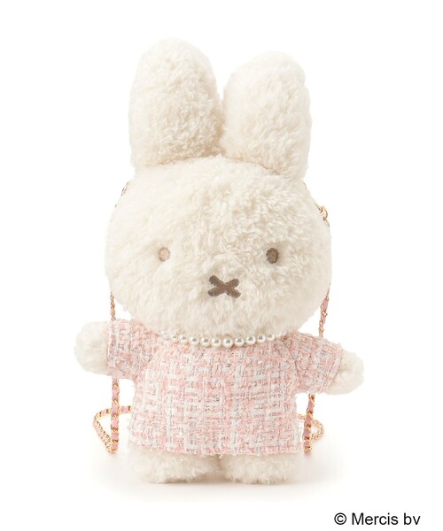 OPAQUE.CLIP（オペークドットクリップ）の「◆【コラボ】OPAQUE.CLIP×miffy ドールバッグ（大）ミッフィー（ショルダーバッグ・レディース・ブラック/ピンク系/イエロー・00）」の3枚目の写真