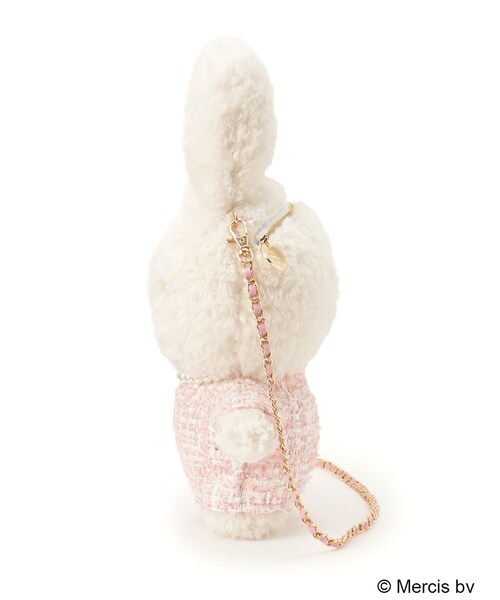 OPAQUE.CLIP（オペークドットクリップ）の「◆【コラボ】OPAQUE.CLIP×miffy ドールバッグ（大）ミッフィー（ショルダーバッグ・レディース・ブラック/ピンク系/イエロー・00）」の6枚目の写真