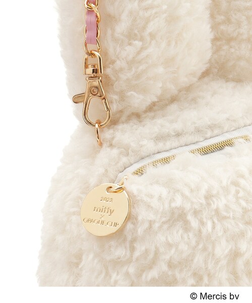 OPAQUE.CLIP（オペークドットクリップ）の「◆【コラボ】OPAQUE.CLIP×miffy ドールバッグ（大）ミッフィー（ショルダーバッグ・レディース・ブラック/ピンク系/イエロー・00）」の13枚目の写真