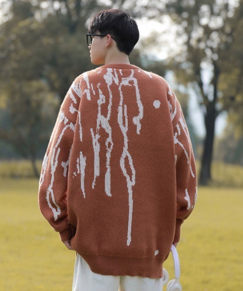 MGV（エムジーヴィー）の「クルーネックニット（ニット/セーター・メンズ・ブラック/ブラウン/ホワイト・X-LARGE/LARGE/MEDIUM）」の22枚目の写真