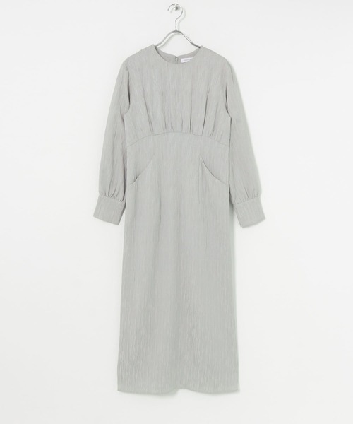 URBAN RESEARCH(アーバンリサーチ)の「ウエスト切替ジャガードワンピース(ワンピース・レディース・ブラック/ブルー系その他・38/36)」の12枚目の写真