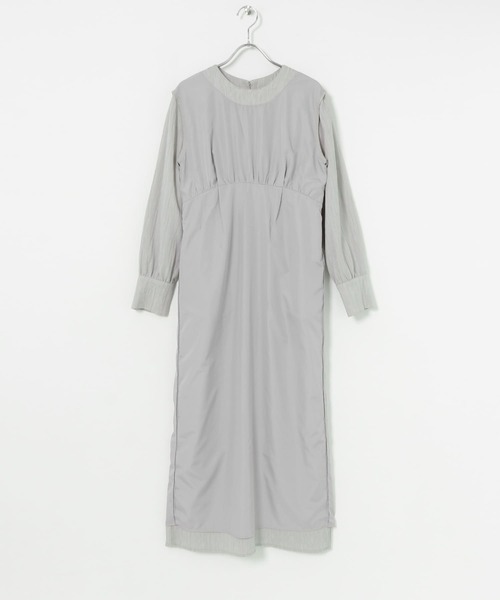 URBAN RESEARCH(アーバンリサーチ)の「ウエスト切替ジャガードワンピース(ワンピース・レディース・ブラック/ブルー系その他・38/36)」の16枚目の写真