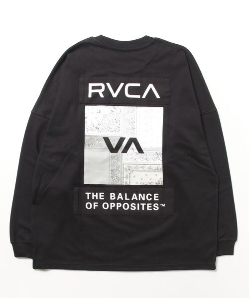 RVCA（ルーカ）の「[RVCA/ルーカ] BANDANA バックパッチデザイン ロングスリーブTシャツ（Tシャツ/カットソー・レディース・ホワイト/カーキ/ブラック・XL/S/M/L）」の4枚目の写真