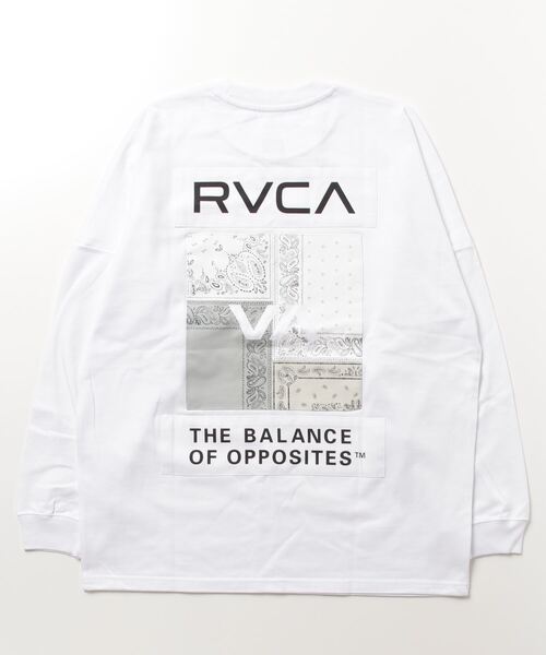 RVCA（ルーカ）の「[RVCA/ルーカ] BANDANA バックパッチデザイン ロングスリーブTシャツ（Tシャツ/カットソー・レディース・ホワイト/カーキ/ブラック・XL/S/M/L）」の5枚目の写真