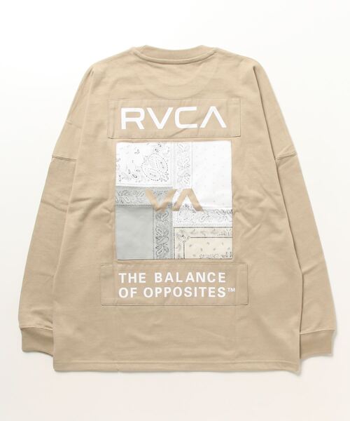 RVCA（ルーカ）の「[RVCA/ルーカ] BANDANA バックパッチデザイン ロングスリーブTシャツ（Tシャツ/カットソー・レディース・ホワイト/カーキ/ブラック・XL/S/M/L）」の6枚目の写真