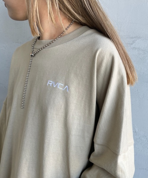 RVCA（ルーカ）の「[RVCA/ルーカ] BANDANA バックパッチデザイン ロングスリーブTシャツ（Tシャツ/カットソー・レディース・ホワイト/カーキ/ブラック・XL/S/M/L）」の9枚目の写真