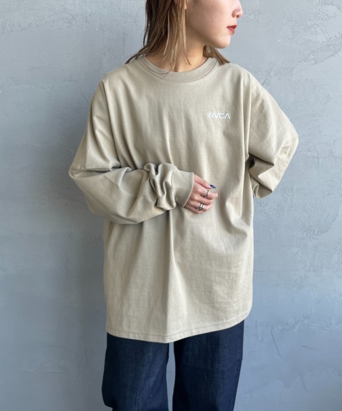 RVCA（ルーカ）の「[RVCA/ルーカ] BANDANA バックパッチデザイン ロングスリーブTシャツ（Tシャツ/カットソー・レディース・ホワイト/カーキ/ブラック・XL/S/M/L）」の13枚目の写真