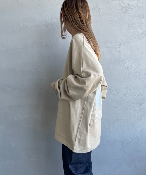 RVCA（ルーカ）の「[RVCA/ルーカ] BANDANA バックパッチデザイン ロングスリーブTシャツ（Tシャツ/カットソー・レディース・ホワイト/カーキ/ブラック・XL/S/M/L）」の14枚目の写真