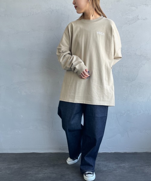 RVCA（ルーカ）の「[RVCA/ルーカ] BANDANA バックパッチデザイン ロングスリーブTシャツ（Tシャツ/カットソー・レディース・ホワイト/カーキ/ブラック・XL/S/M/L）」の16枚目の写真