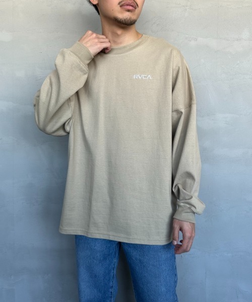 RVCA（ルーカ）の「[RVCA/ルーカ] BANDANA バックパッチデザイン ロングスリーブTシャツ（Tシャツ/カットソー・レディース・ホワイト/カーキ/ブラック・XL/S/M/L）」の19枚目の写真