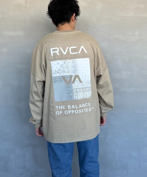 RVCA（ルーカ）の「[RVCA/ルーカ] BANDANA バックパッチデザイン ロングスリーブTシャツ（Tシャツ/カットソー・レディース・ホワイト/カーキ/ブラック・XL/S/M/L）」の21枚目の写真