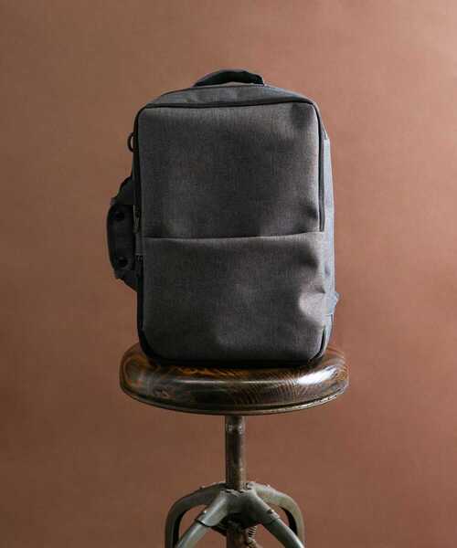 RODE SKO(ロデスコ)の「撥水3WAYリュック M(バックパック/リュック・メンズ・チャコールグレー/ブラック・ONE)」の1枚目の写真