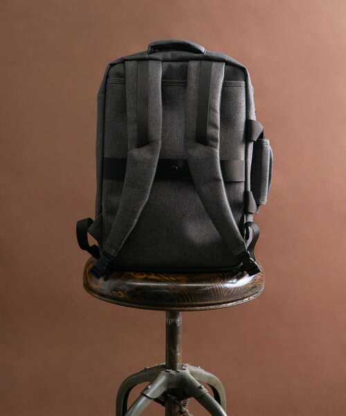 RODE SKO(ロデスコ)の「撥水3WAYリュック M(バックパック/リュック・メンズ・チャコールグレー/ブラック・ONE)」の11枚目の写真