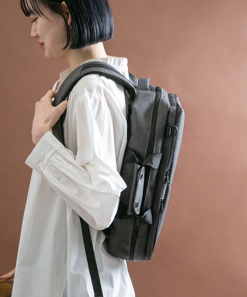 RODE SKO(ロデスコ)の「撥水3WAYリュック M(バックパック/リュック・メンズ・チャコールグレー/ブラック・ONE)」の19枚目の写真