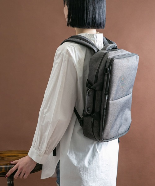 RODE SKO(ロデスコ)の「撥水3WAYリュック M(バックパック/リュック・メンズ・チャコールグレー/ブラック・ONE)」の5枚目の写真