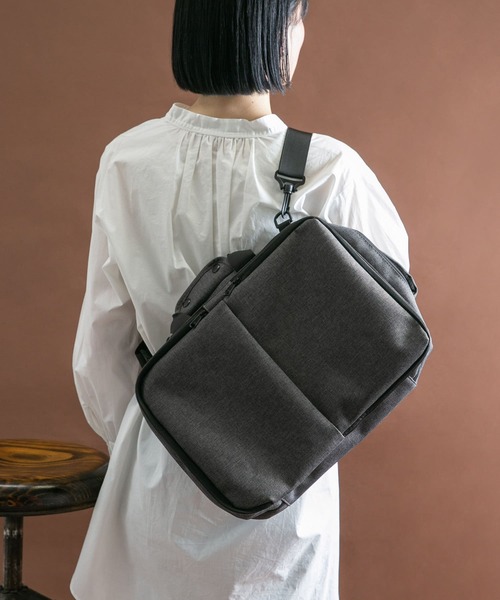 RODE SKO(ロデスコ)の「撥水3WAYリュック M(バックパック/リュック・メンズ・チャコールグレー/ブラック・ONE)」の9枚目の写真