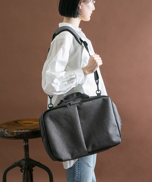 RODE SKO(ロデスコ)の「撥水3WAYリュック M(バックパック/リュック・メンズ・チャコールグレー/ブラック・ONE)」の7枚目の写真