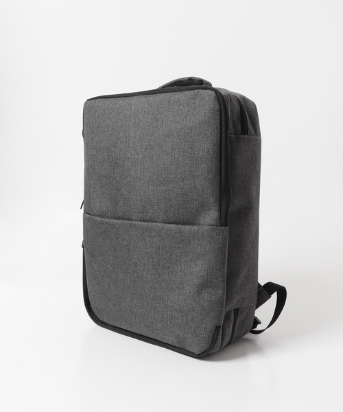 RODE SKO(ロデスコ)の「撥水3WAYリュック M(バックパック/リュック・メンズ・チャコールグレー/ブラック・ONE)」の14枚目の写真