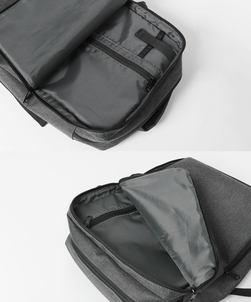 RODE SKO(ロデスコ)の「撥水3WAYリュック M(バックパック/リュック・メンズ・チャコールグレー/ブラック・ONE)」の10枚目の写真